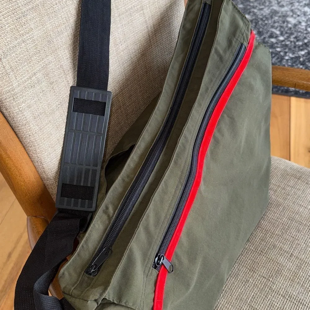 Hugo Boss nylon messenger bag
